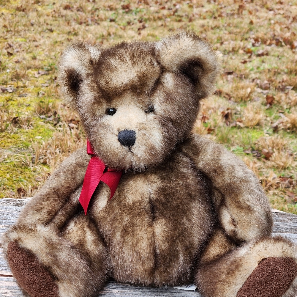 Bombay Company Danny Teddy Bear Plush Brown Stuffed Animal Toy 2003